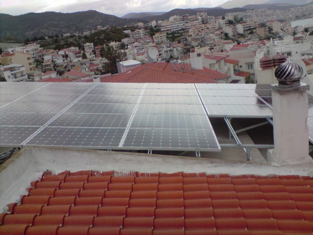 Εγκατάσταση Φ/Β συστήματος ισχύος 9.5kWp