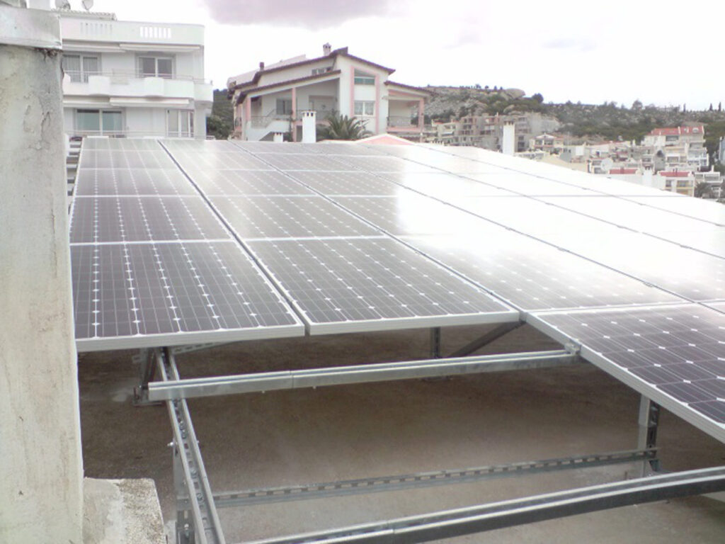 Εγκατάσταση Φ/Β συστήματος ισχύος 9.5kWp
