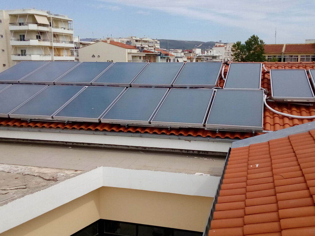 Προμήθεια και εγκατάσταση ηλιακού συστήματος θέρμανσης και ΖΝΧ στο Β’ καπή Αλεξανδρούπολης